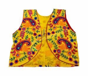 Buy Yellow Phulkari Jacket Online