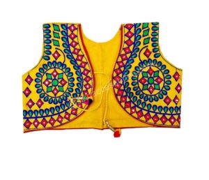 Buy Yellow Phulkari Jacket Online