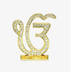 Buy Gold Finish Ik Onkar Symbol Online