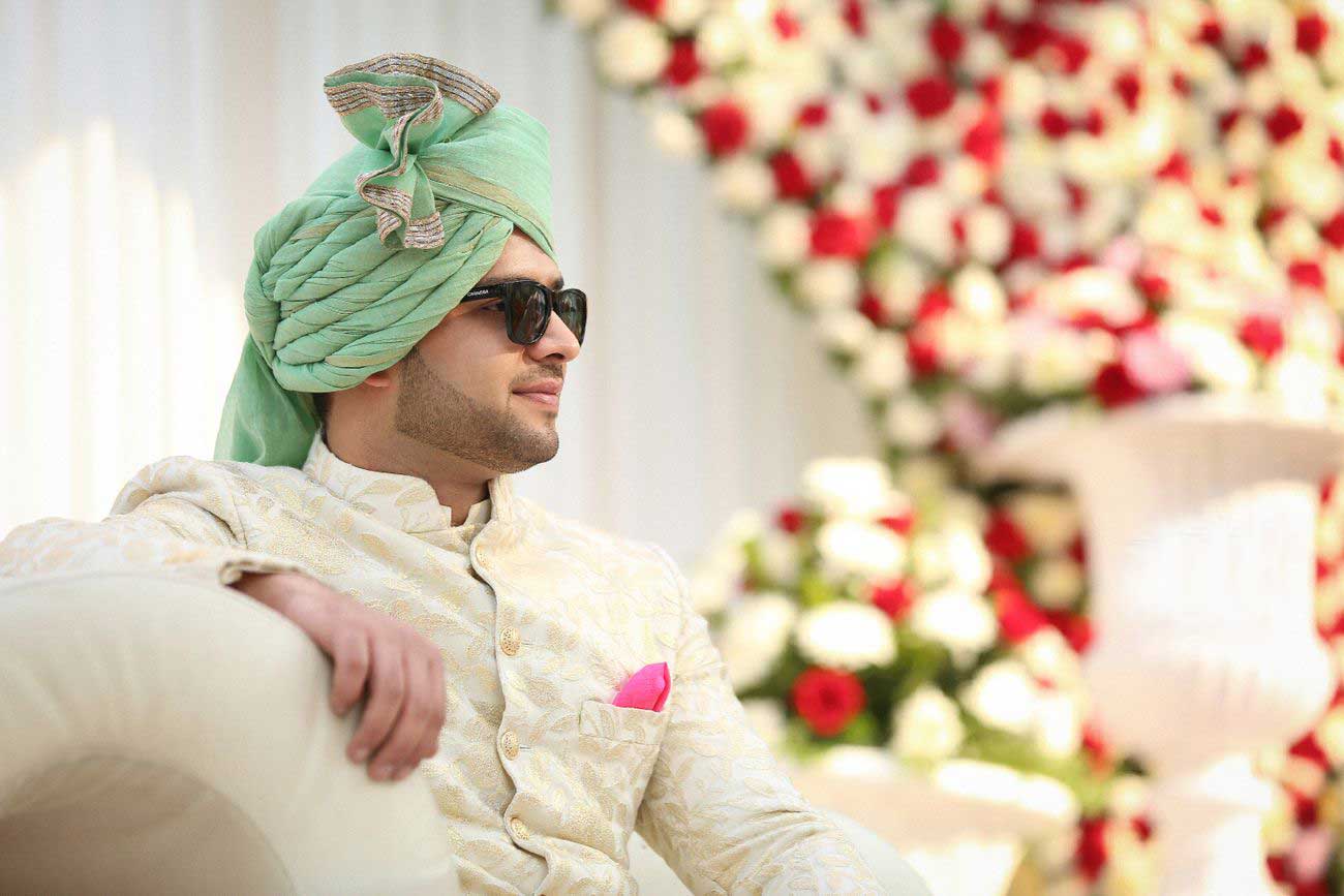 buy hindu wedding turban safa pagri tissue turban online