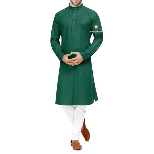 Buy Pure Cotton Kurta Pajama Ban Collar Online