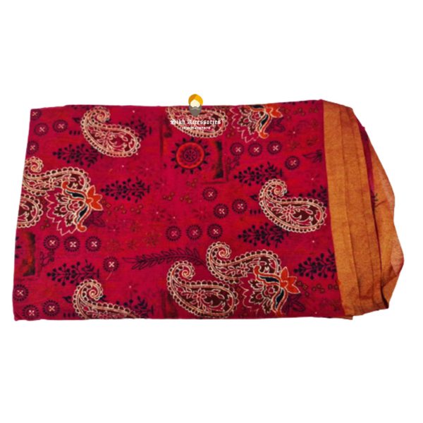 Buy Chanderi Print Multi Voile Keri Online