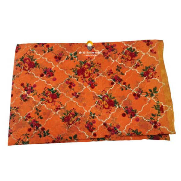 Buy Chanderi flower Print Online