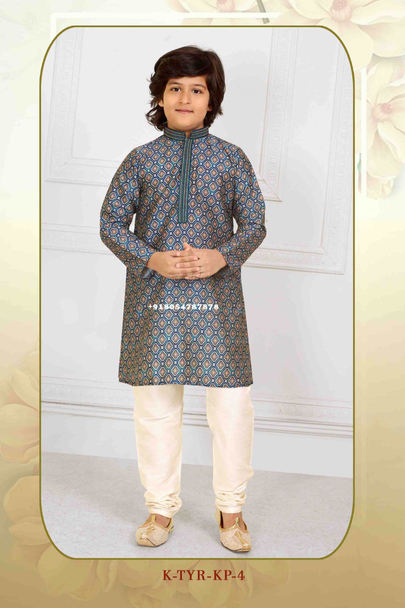 Buy Kids Grey Kurta Pajama Online