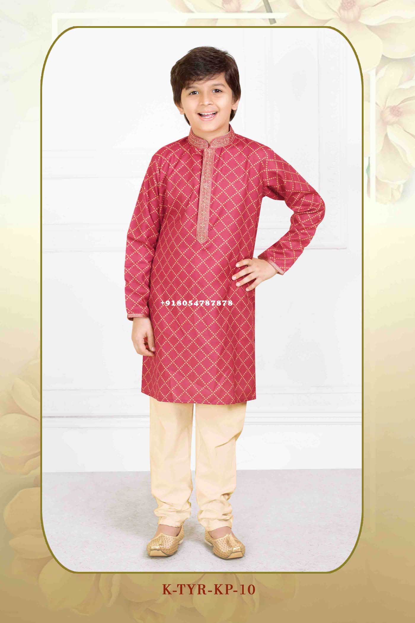 Buy Kids Pink Kurta Pajama Online