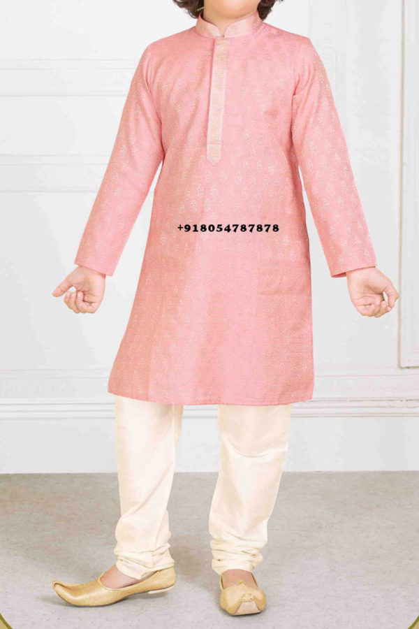 Buy Kids Baby Pink Kurta Pajama