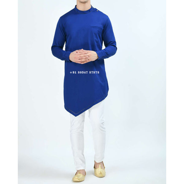 Buy Punjabi Kurta Pajama Ban Collar Online