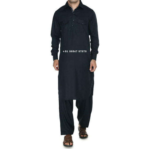 Buy Pathani Kurta Pajama With Shirt Collar Online