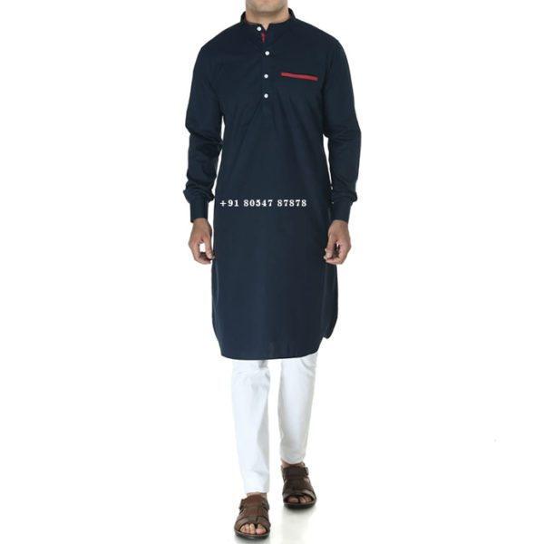 Buy Punjabi Kurta Pajama Ban Collar Online