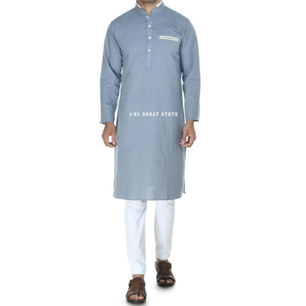 Buy Punjabi Kurta Pajama Ban Collar Online