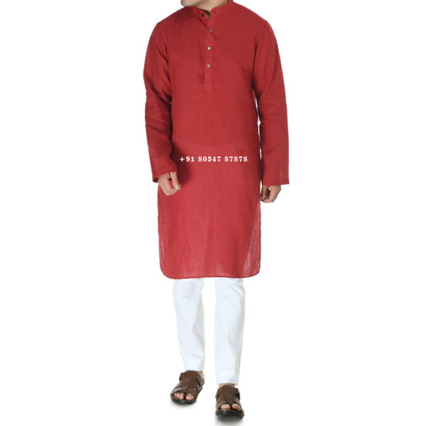 Buy Punjabi Kurta Pajama Ban Collar Online