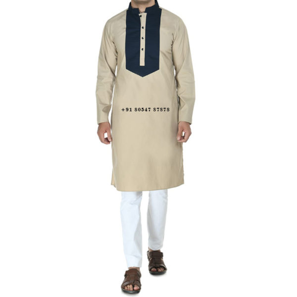 Buy Punjabi Kurta Pajama Ban Collar Online