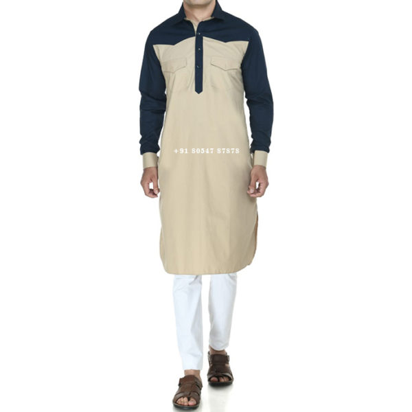 Buy Pathani Kurta Pajama With Shirt Collar Online