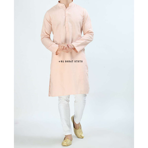 Buy Punjabi Kurta Pajama Ban Collar Online