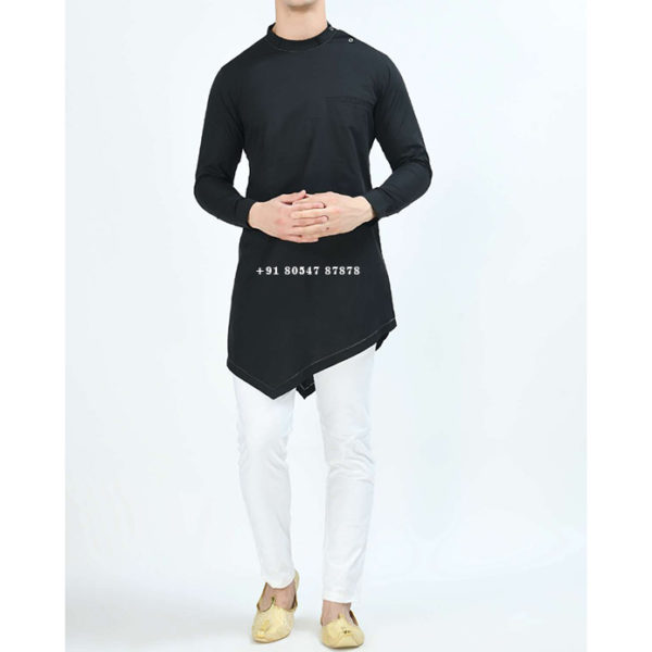 Buy Punjabi Kurta Pajama Ban Collar Online