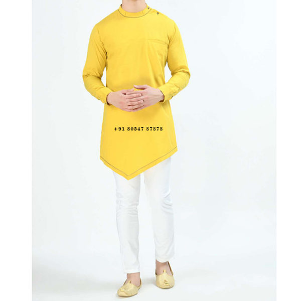 Buy Punjabi Kurta Pajama Ban Collar Online