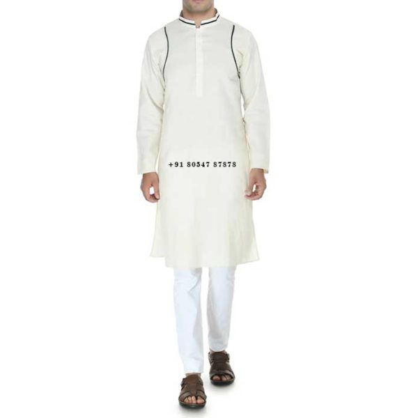 Buy Punjabi Kurta Pajama Ban Collar Online