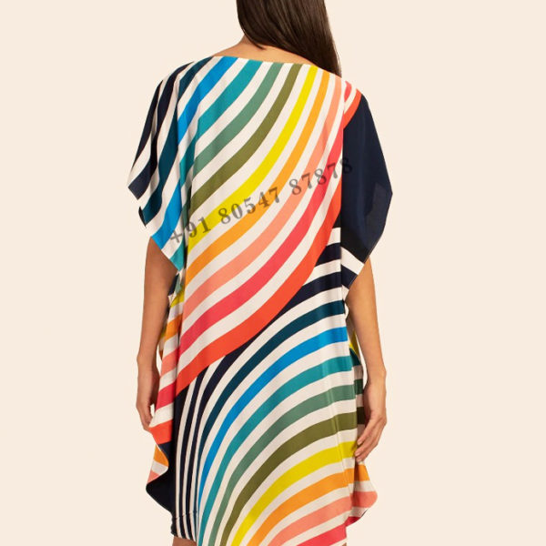 Silk Crepe Kaftan Online