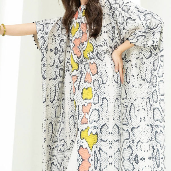 Soft Silk Crepe Kaftan