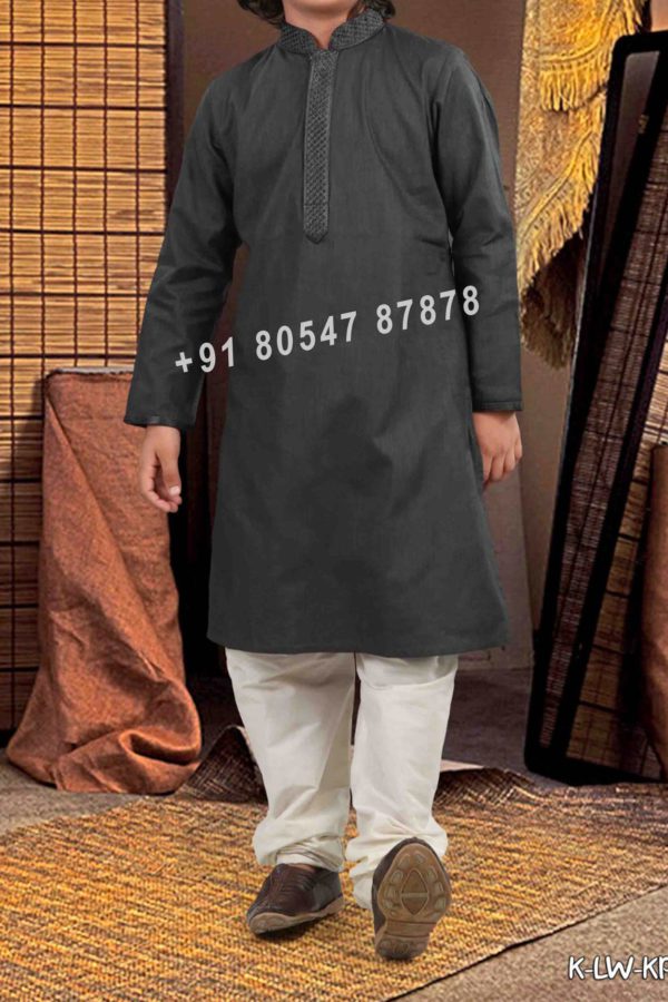 Buy Black Kids Kurta Pajama Online