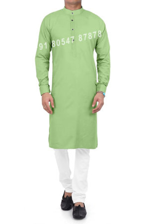 Buy Pista Cotton Kurta Pajama Set Online