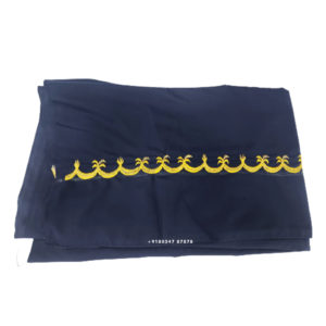 Buy Navy Blue Yellow Embroidery Hazooria Online