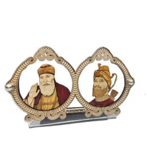 Baba Nanak and Guru Gobind singh ji Idol For Car Dashboard