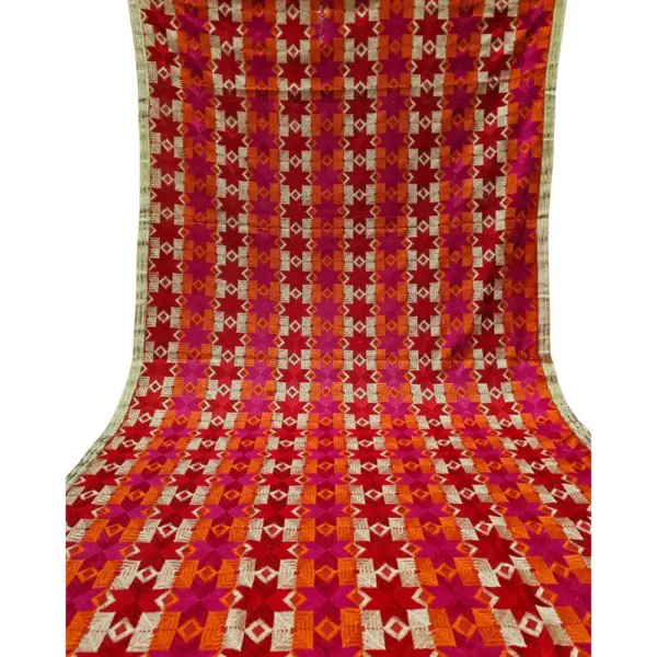 Embroidered Phulkari Dupatta