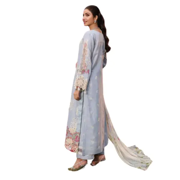 Grey Kahf Embroidered Lawn Suit (Firuze)