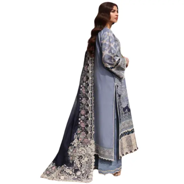 Grey Kahf Embroidered Lawn Suit (Maya)