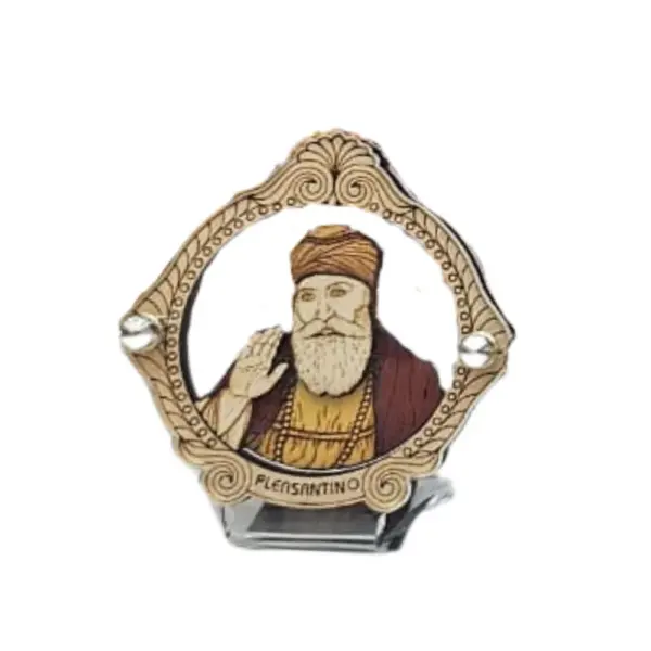 Guru Nanak dev ji Idol For Car Dashboard (Diamond shape)