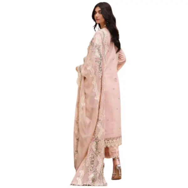 Pink Kahf Embroidered Lawn Suit (Nora)