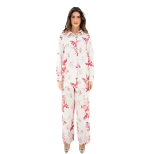 Pink Blossom Women Co-ord Set Floral Elegance