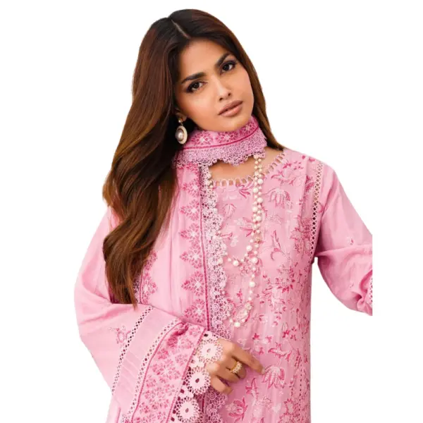 Pink Chikankari Lawn Suit (Adan Libas)