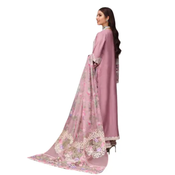 Pink Kahf Embroidered Lawn Suit (Sassi)