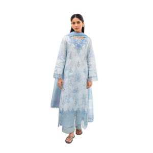 Sky blue Shezlin Chikankari Pakistani Suit (Mushk)