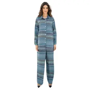 Zigzag Co-ord Set For Women Geometric Elegance