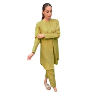 Olive Green Tailored Co-ord Set in Seasonal Hues