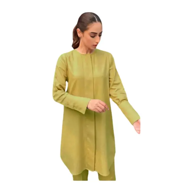 Olive Green Tailored Co-ord Set in Seasonal Hues