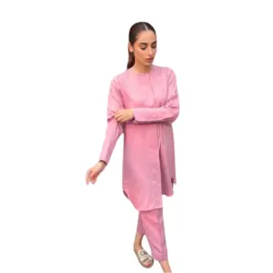 Pink Tailored Co-ord Set in Seasonal Hues