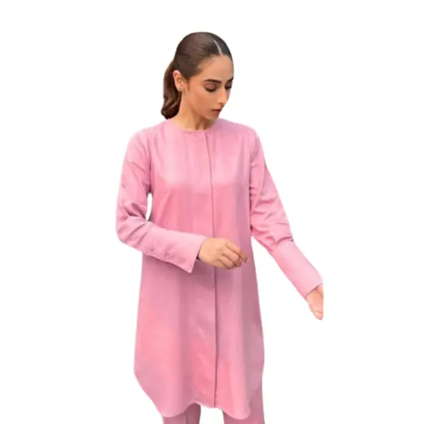 Pink Tailored Co-ord Set in Seasonal Hues