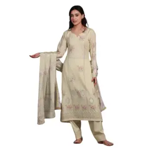 Ramtex Cotton Punjabi Suit with Duppata