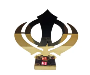 brass coated khanda sahib