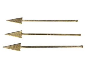 brass teer set of 3