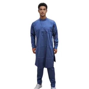 kurta pajama with ban collar