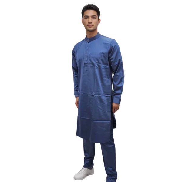 kurta pajama with ban collar