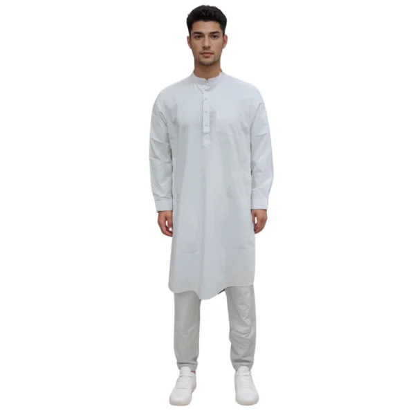 kurta pajama with ban collar