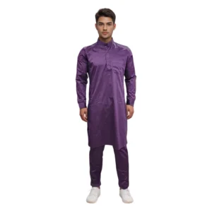 kurta pajama with ban collar