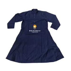 Navy Blue Nihang Chola in Poly Cotton