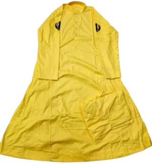 Bright Yellow Nihang Chola in Poly Cotton